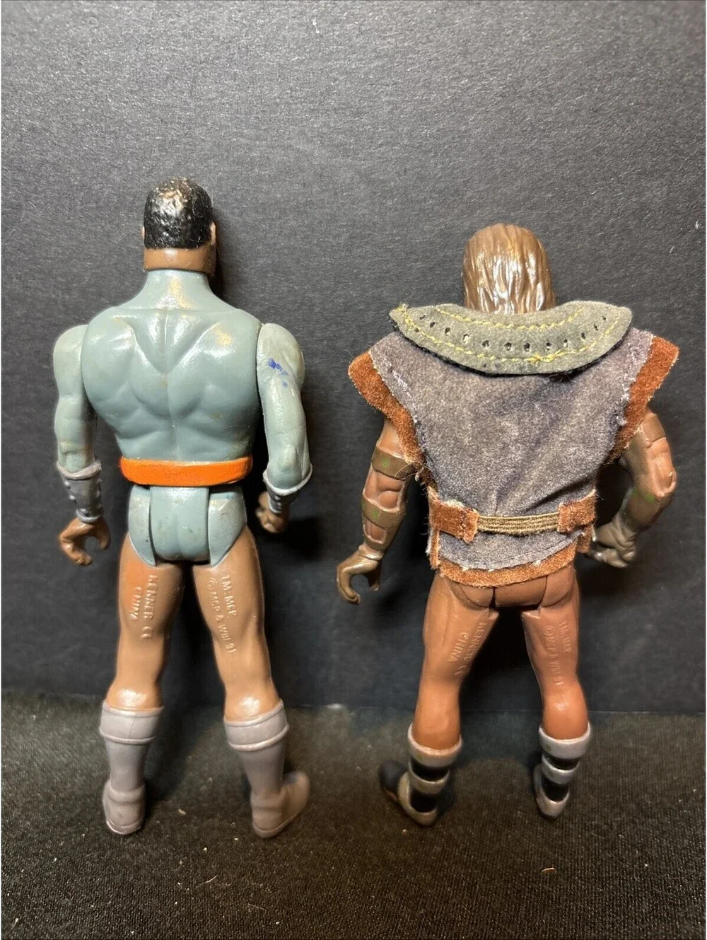 Lot 2 Robin Hood Prince of Thieves Figures Robin Hood-Azeem Longbow 1991 Kenner